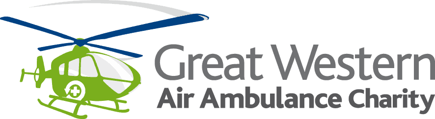 The logo for great western air ambulance charity.